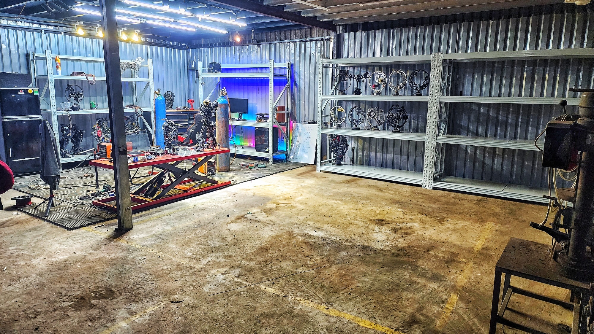 Unsere Werkstatt – Metall Atelier